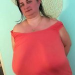 Mom shows her big boobs at home