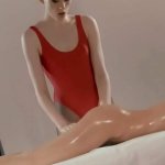 Lebians oil massage sex
