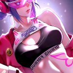 psylocke marvel and 1 more drawn by pannaaq