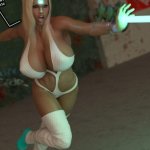 Superheroine Northern Star gets punished and fucked by mutants