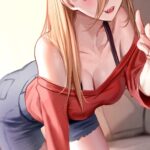 bent over cleavage Chainsaw Man Power Chainsaw Man portrait display anime girls