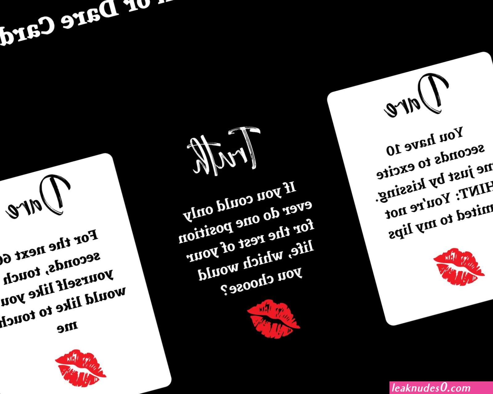 Sexy truth or dare (photos)