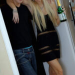 Young blonde girl sucks and fucks her date after getting drunk on wine